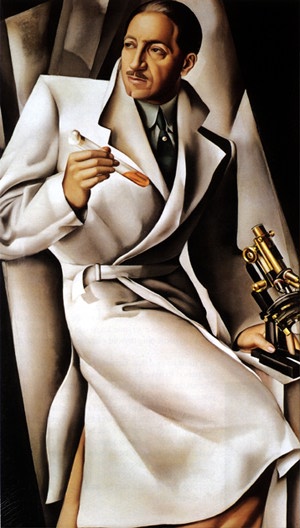 Dr Boucard painting - Tamara de Lempicka Dr Boucard art painting